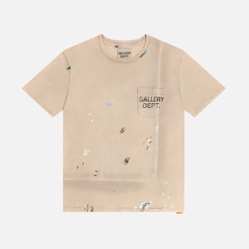 GALLERY DEPT Vintage Logo Painted T-shirt Taupe