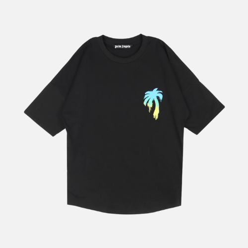 Palm Angels Sprayed Palm Classic T-shirt Black