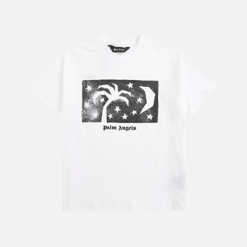 Palm Angels GD Nightsky Classic T-shirt Black And Silver
