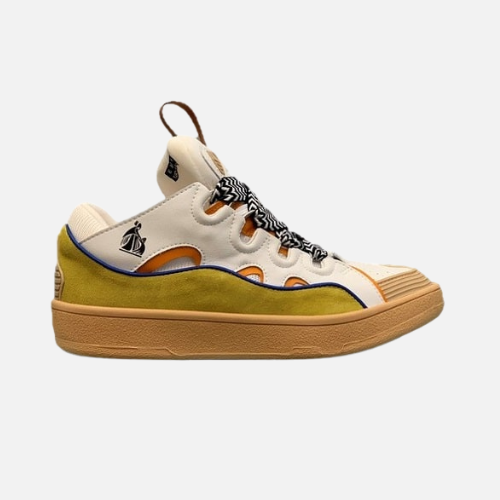 Lanvin Curb Lace-Up White