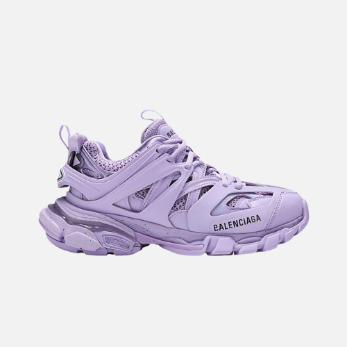Balenciaga Track Mule Clear Sole Purple