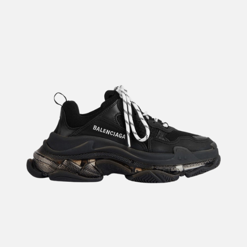 Balenciaga Triple S – Clear Sole Black - Imagen 2