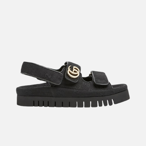Gucci Sandal Dooble GG Black