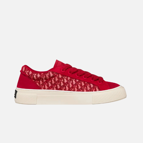 Dior B33 Oblique Mohair & Suede Red