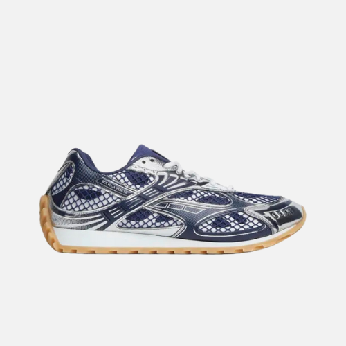 Bottega Veneta Orbit Deep Blue Silver
