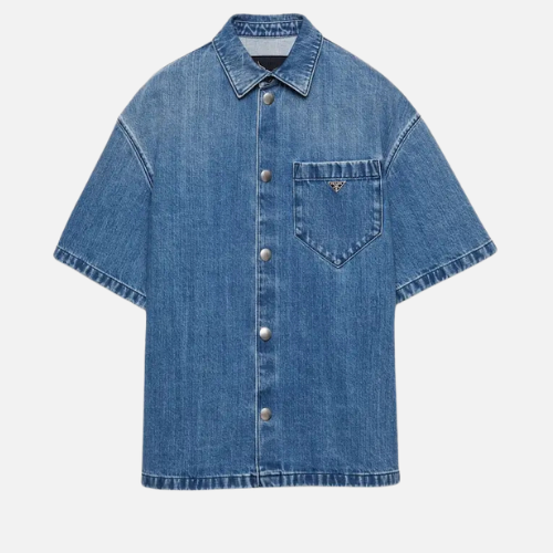 Prada Denim Shirt Blue