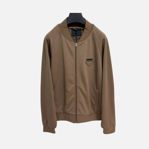 Prada Track Jersey Brown