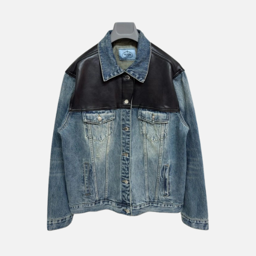 Prada Denim Jeans Jacket Black