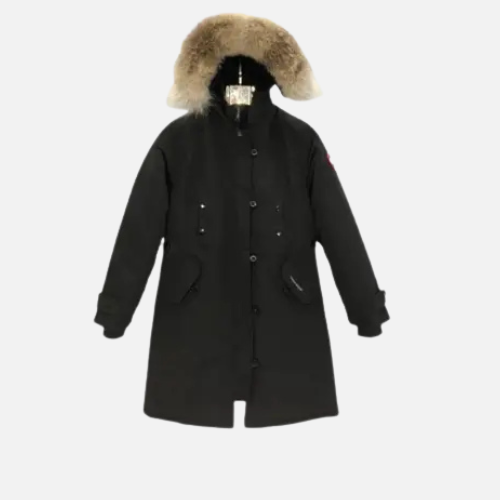Canada Goose Down Parka In Black