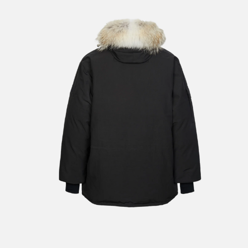 Canada Goose Down Jacket Black Red Logo - Imagen 2