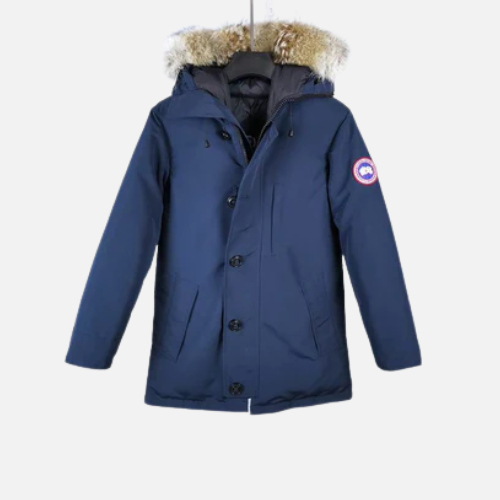 Canada Goose Blue With White Logo