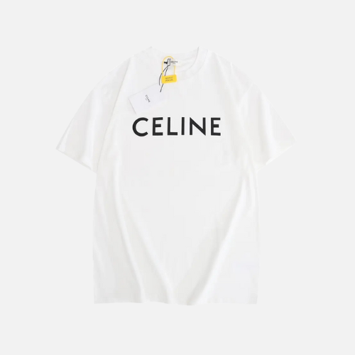 Celine Loose T-shirt Cotton Jersey White M2