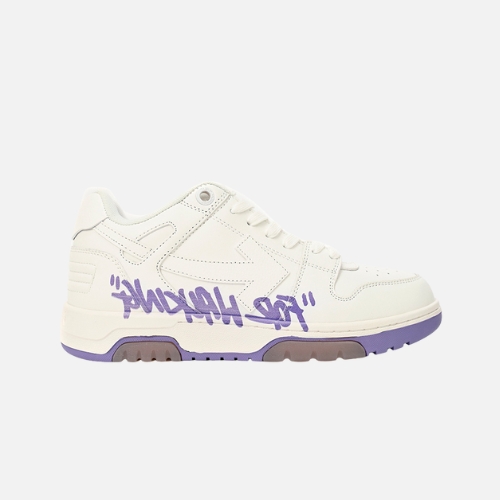 Off White Out Of Office-White Purple Printing