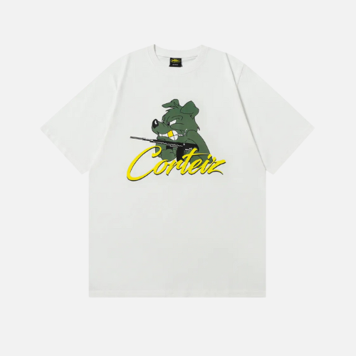 Corteiz K9 T-Shirt White Cotton