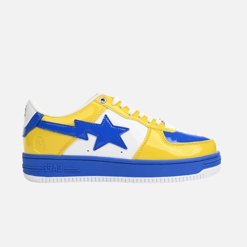 Bape STA Low White Baolan Yellow