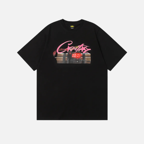 Corteiz No Time 4 Luv Tee Black