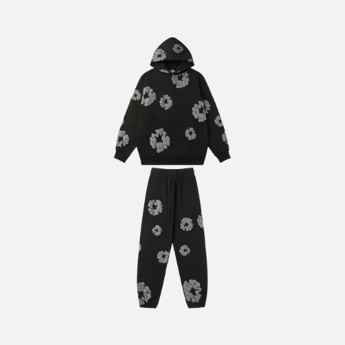Denim Trs Black Grey Tracksuit