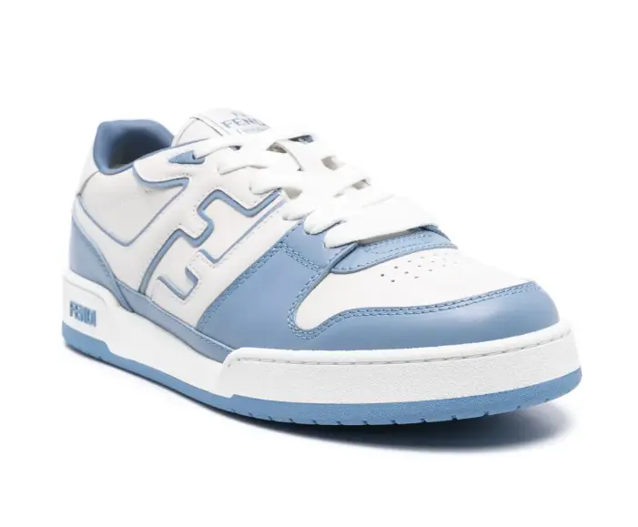 FENDI Fendi Match colourblock sneaker cornflower blue/white - Imagen 2