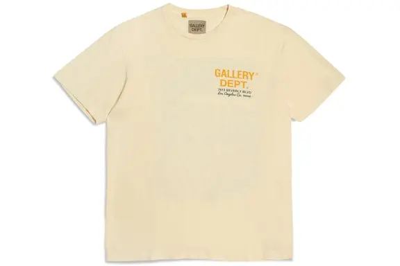 Gallery Dept. Drive Thru Boxy Fit Tee Cream - Imagen 2