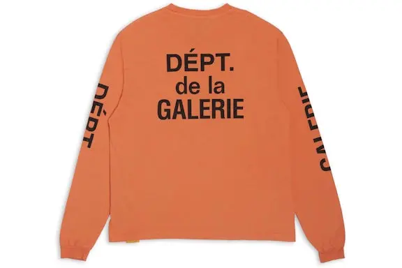Gallery Dept. French Collector L/S T-shirt Orange/Black