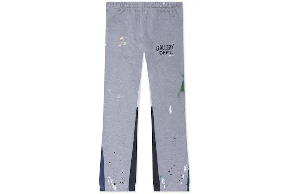 Gallery Dept. Painted Flare Sweat Pants Heather Grey