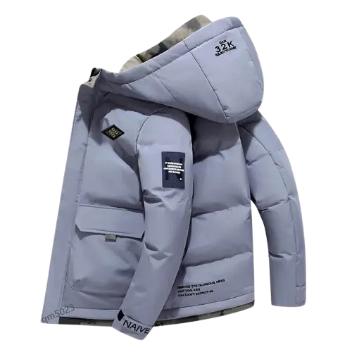 Givenchy Hooded Down Puffer Jacket Grey