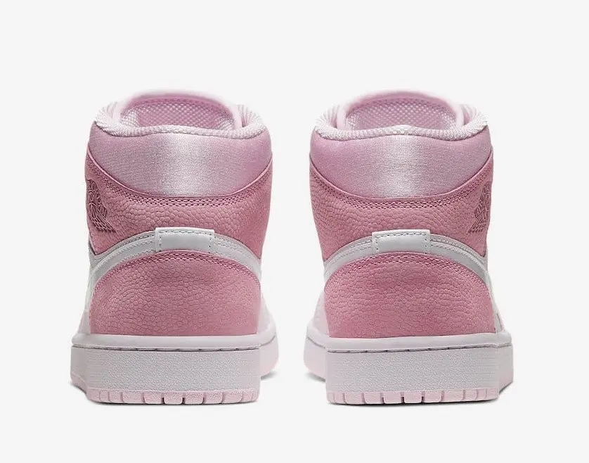 NIKE AIR JORDAN WMNS MID WHITE DIGITAL PINK - Imagen 4