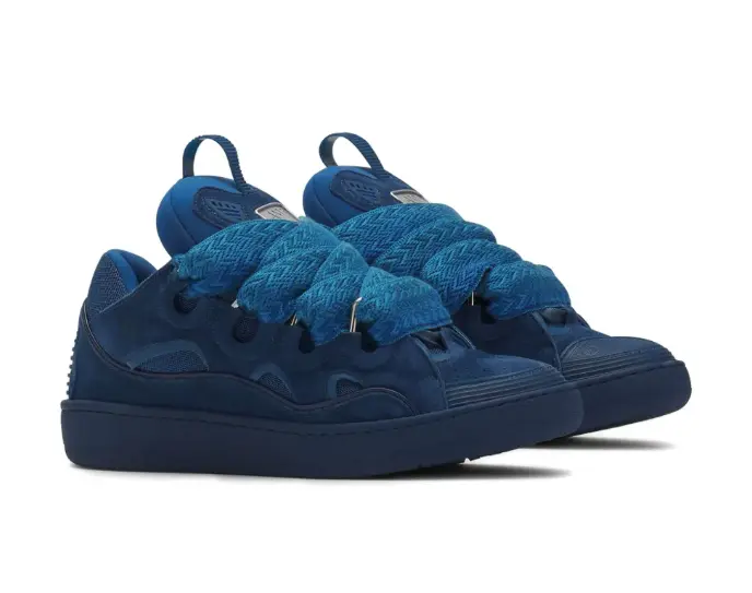 Lanvin Curb sneakers indigo blue - Imagen 2