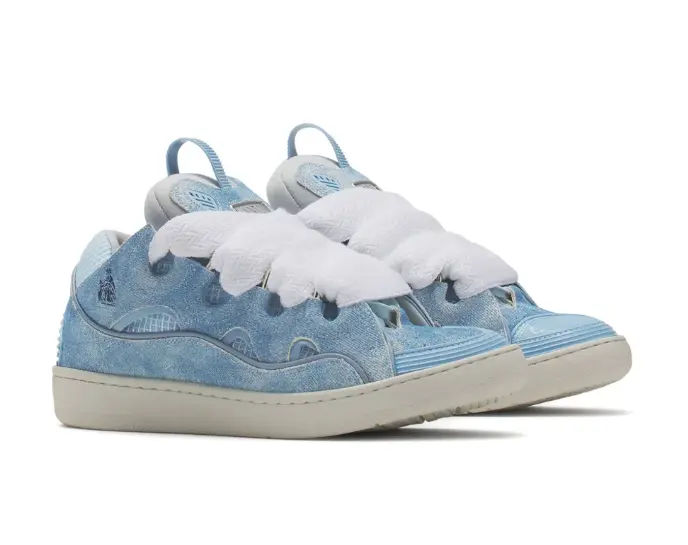 Lanvin Curb sneakers light blue - Imagen 2