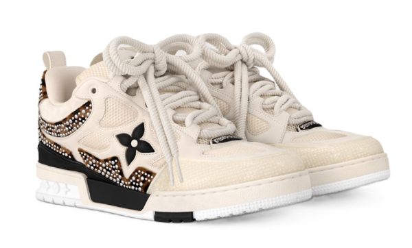 Louis Vuitton Skate Cream White Tacks - Imagen 2