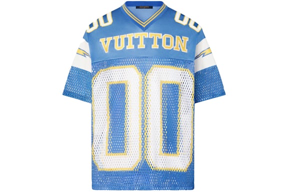 LV Sporty T-Shirt with Patch Blue