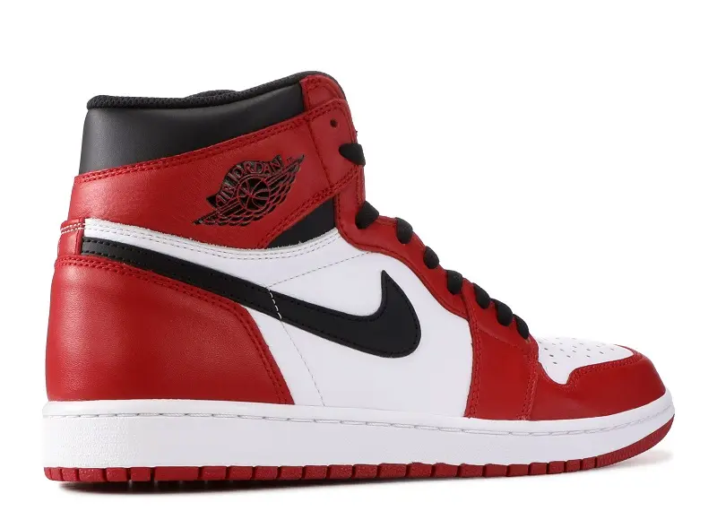 NIKE AIR JORDAN 1 RED X WHITE - Imagen 4