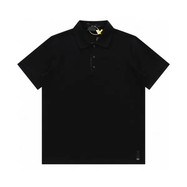 Fendi Polo T-Shirt Black