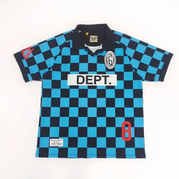 Gallery Dept. Alvarado Soccer Jersey Paste Black Check
