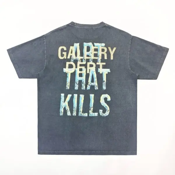 Gallery Dept. ATK Stack Logo T-Shirt Gray - Imagen 2