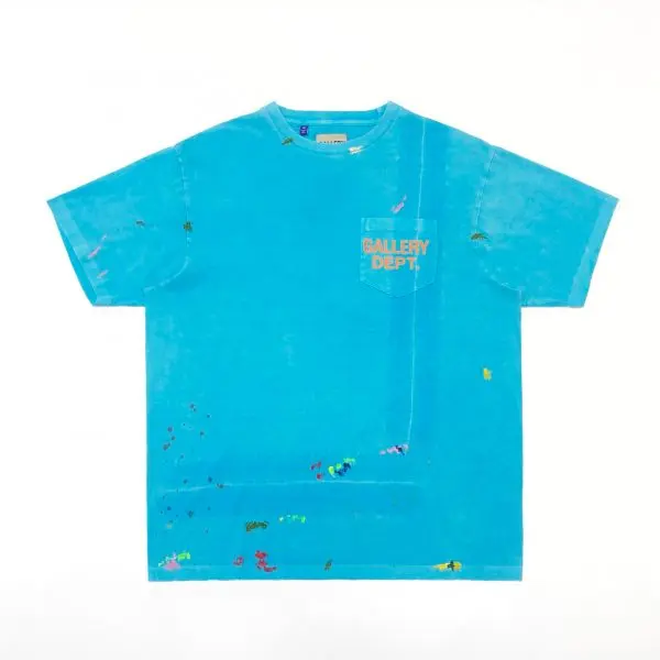 Gallery Dept. Vintage Logo Painted T-shirt Sky Blue