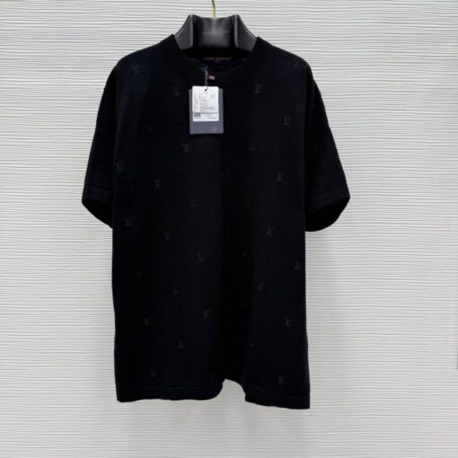 LV Blason Embroidered T-Shirt Black