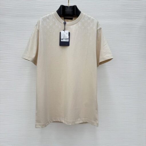 LV Monogram Gradient T-Shirt Cotton Grey