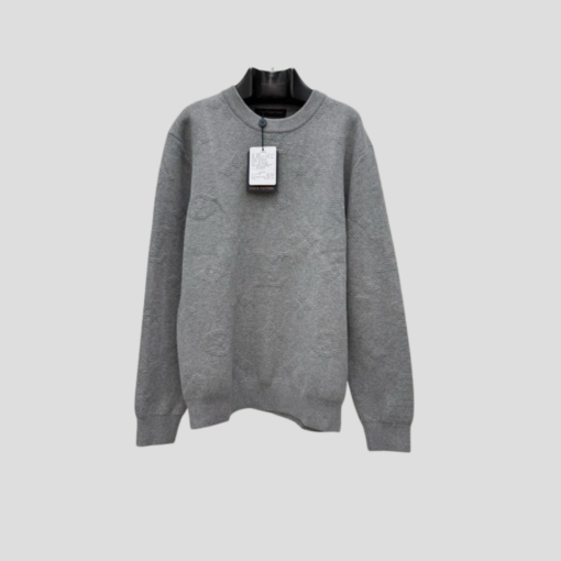 LV Embellished Knitted Crewneck