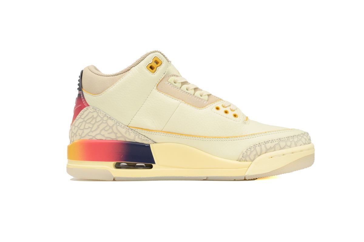 Balvin x Air Jordan 3 White Blue Red - Imagen 3