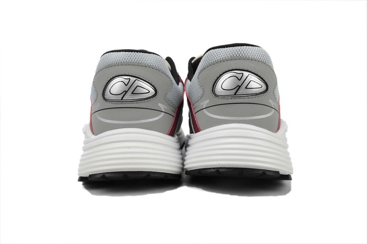Dior B30 Sneakers Grey Apricot Maroon - Imagen 3