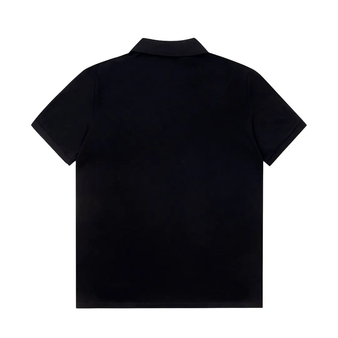 Prada Black Technical Polo T-shir Black - Imagen 2