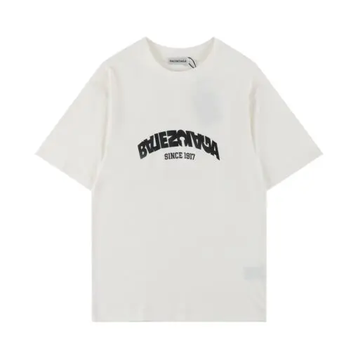 Balenciaga Opposite Logo T-Shirt White
