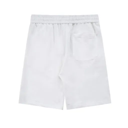 Balenciaga Shorts White With Black Monogram - Imagen 2