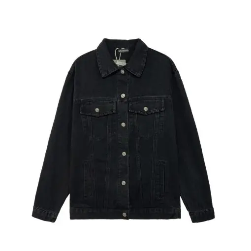 Balenciaga Denim Jacket Black