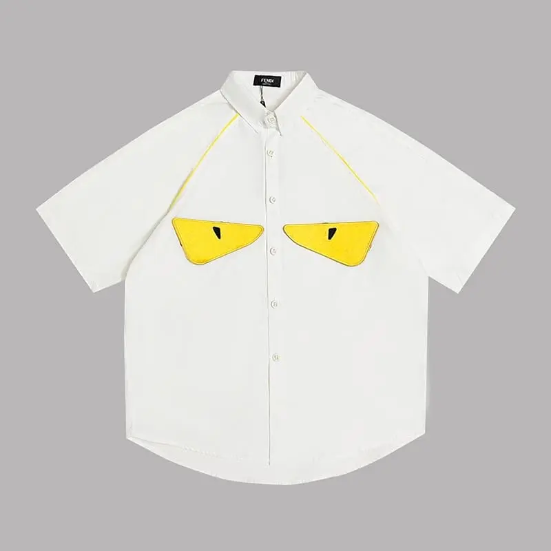 Fendi Bug Eyes T-shirt White - Imagen 2