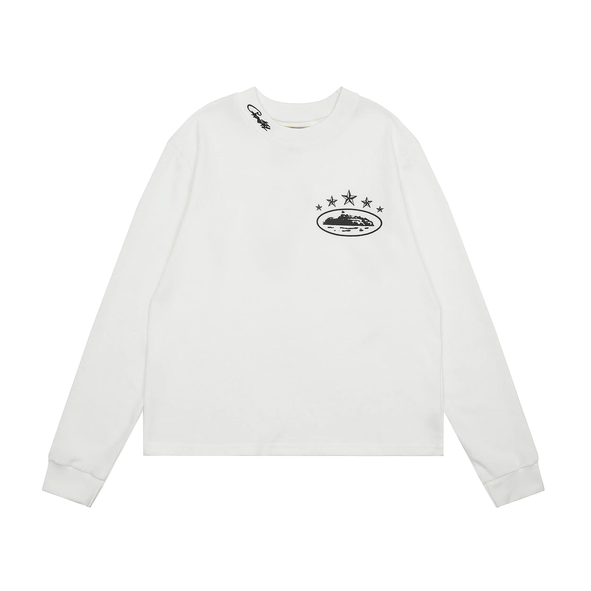 Corteiz 5 Starz Alcatraz Tee White