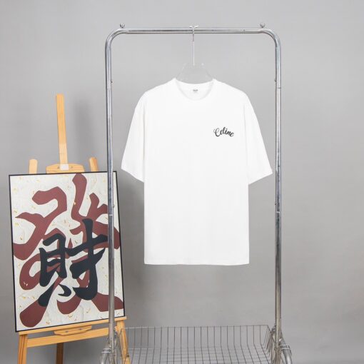 Celine Logo T-shirt White