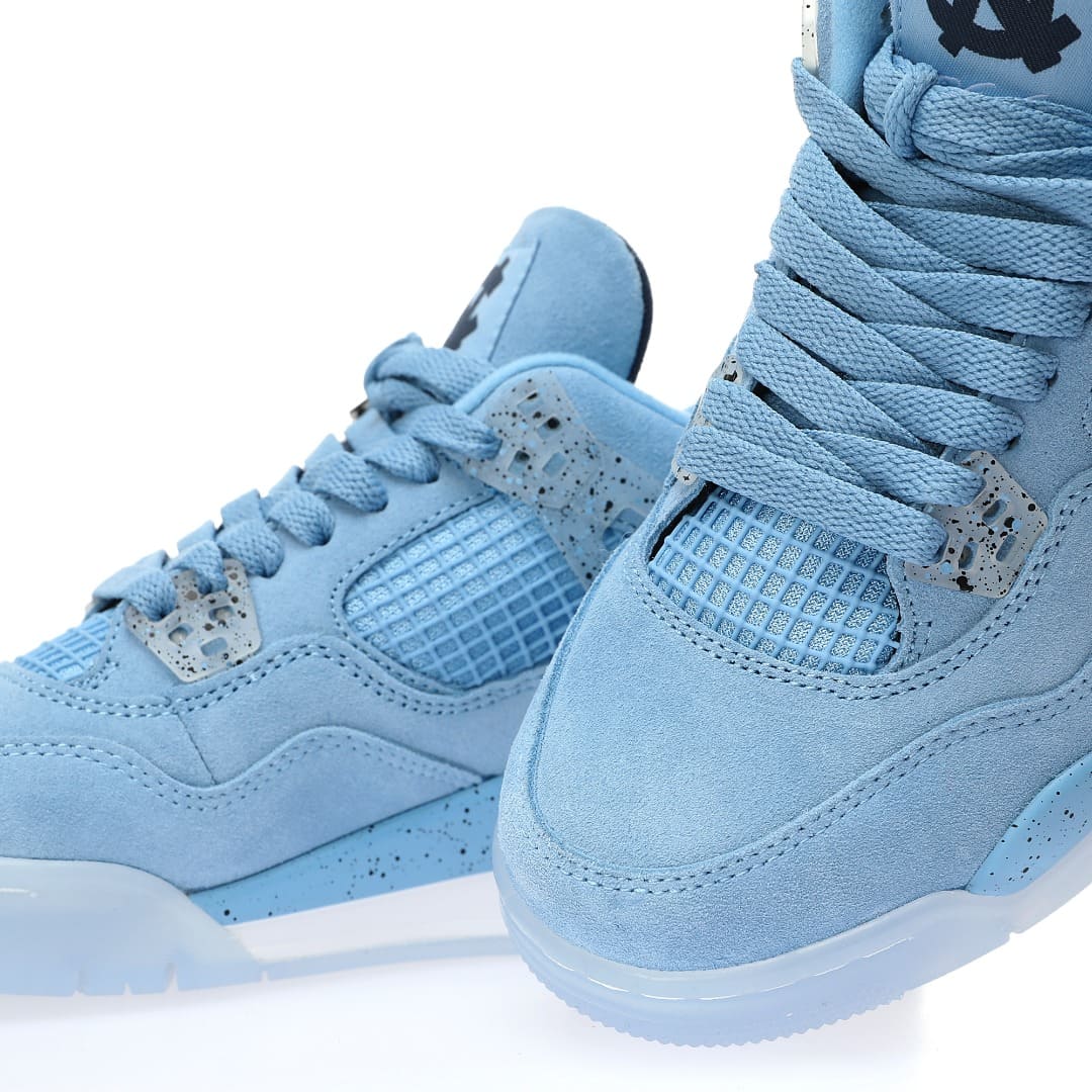 Nike Air Jordan 4 Retro PE”NCAA PE – UNC” - Imagen 2