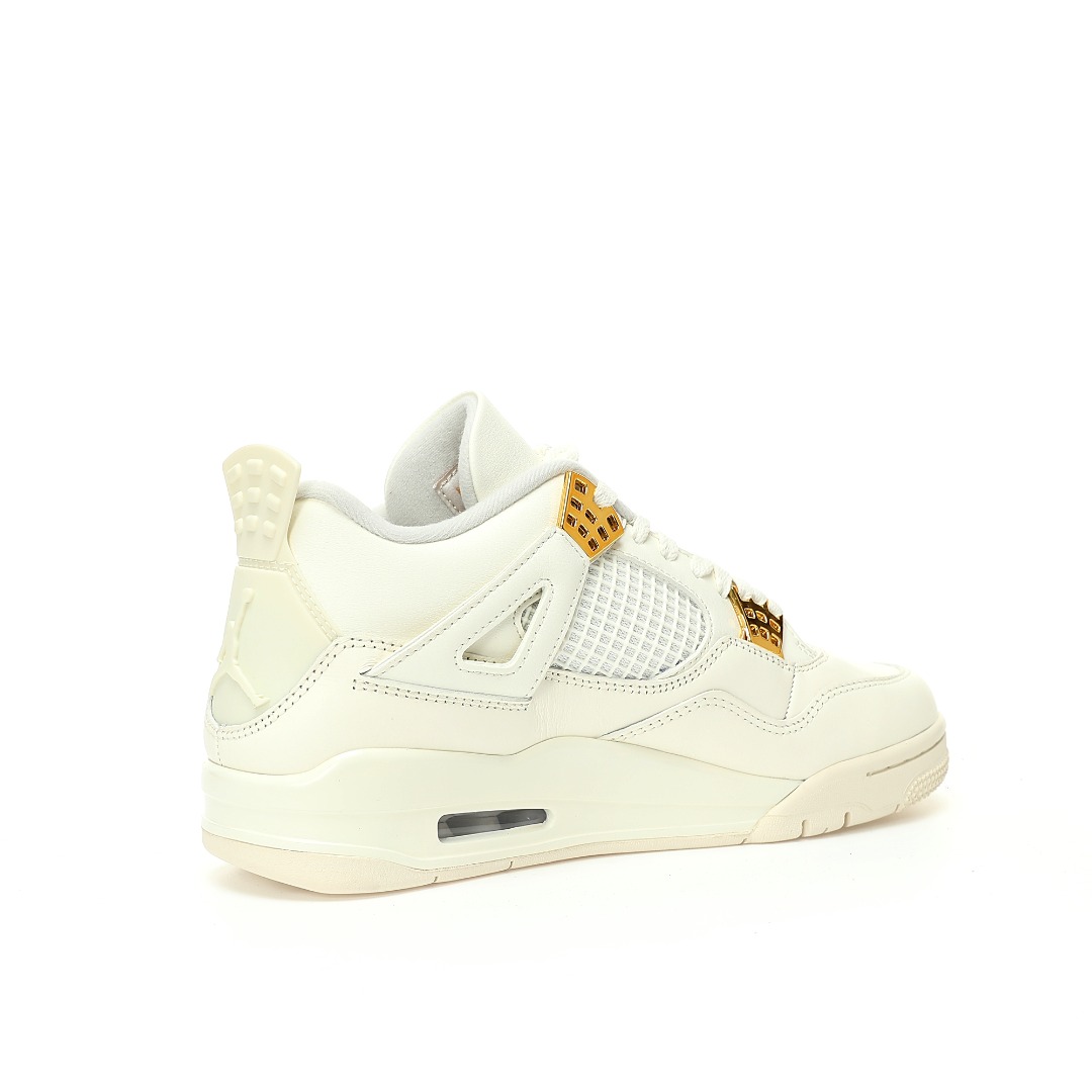 Nike Wmns Air Jordan 4 OG”Sail Metallic Gold” - Imagen 3